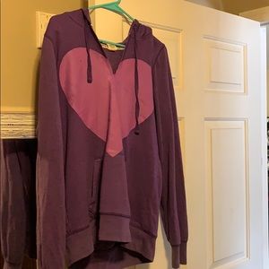 Multi colored pink sweatshirt